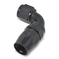 Thumbnail for Russell Performance -8 AN Black 90 Degree Full Flow Hose End