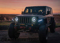 Thumbnail for Oracle Oculus Bi-LED Projector Headlights for Jeep JL/Gladiator JT - Matte Blk - 5500K SEE WARRANTY