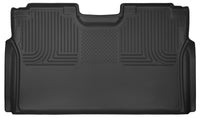 Thumbnail for Husky Liners 15-23 Ford F-150 SuperCrew Cab WeatherBeater Black 2nd Seat Floor Liner