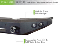 Thumbnail for DV8 Offroad 08-10 Ford F-250/F-350 Front Bumper