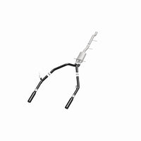 Thumbnail for MagnaFlow SYS Cat-Back 3.5in Black Dual Split Rear Tips 10-13 Chevy Silverado / GMC Sierra 5.3L