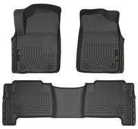 Thumbnail for Husky Liners 2011 Infiniti QX56 WeatherBeater Combo Black Floor Liners