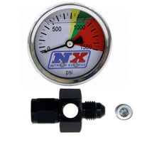 Thumbnail for Nitrous Express N2O Flo-Thru Pressure Gauge (0-1500 PSI) 4AN