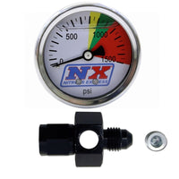 Thumbnail for Nitrous Express N2O Flo-Thru Pressure Gauge (0-1500 PSI) 6AN