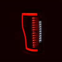Thumbnail for ANZO 2017+ Ford F-250 LED Taillights - Black/Smoke