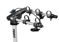 Thumbnail for Thule Helium Pro 3 - Hanging Hitch Bike Rack w/HitchSwitch Tilt-Down (Up to 3 Bikes) - Silver