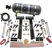 Thumbnail for Nitrous Express SX2 Dual Stage 8 Solenoid /Gasoline Nitrous Kit (200-1200HP) w/Composite Bottle