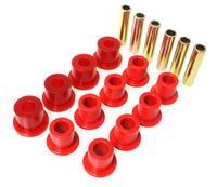 Thumbnail for Energy Suspension Jeep Spring Bushing Set - Red