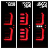 Thumbnail for Spyder GMC Sierra 19-20 Incandescent Bulb Model Only LED Tail Lights - Black ALT-YD-GS19-LED-BK