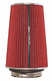 Thumbnail for Spectre Adjustable Conical Air Filter 9-1/2in. Tall (Fits 3in. / 3-1/2in. / 4in. Tubes) - Red