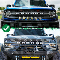 Thumbnail for AlphaRex 21-23 Ford Bronco NOVA LED Projector Headlights Black