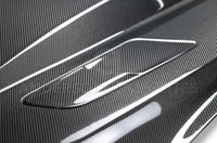 Thumbnail for Anderson Composites 15-17 Ford Mustang (Excl. GT350/GT350R) Double Sided Carbon Fiber Cowl Hood