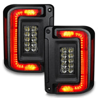 Thumbnail for Oracle 07-17 Jeep Wrangler JK Flush Mount LED Tail Lights - Tinted SEE WARRANTY