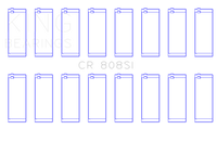 Thumbnail for King Chevrolet BBC 369-502 Gen IV/V/VI (Size Standard) Connecting Rod Bearing Set (Set of 8)