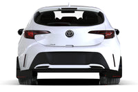 Thumbnail for Rally Armor 18-22 Toyota Corolla Hatchback Black UR Mud Flap Grey Logo