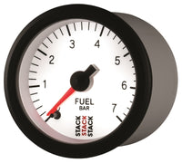 Thumbnail for Autometer Stack 52mm 0-7 Bar M10 Male Pro Stepper Motor Fuel Pressure Gauge - White