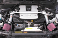 Thumbnail for K&N 07-08 350z Dual Silver Typhoon Short Ram Intake