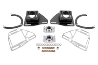 Thumbnail for BMR Suspension 82-92 Chevy Camaro Caster/Camber Plates w/ Lockout Plates - Black Hammertone
