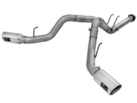 Thumbnail for aFe Large Bore-HD 4in 409 Stainless Steel DPF-Back Exhaust w/Polished Tips 15-16 Ford Diesel Truck