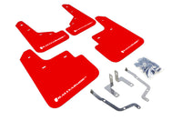 Thumbnail for Rally Armor 14-18 Mazda3 Red UR Mud Flap w/White Logo
