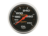 Thumbnail for Autometer Liquid Filled Mechanical 66.7mm 140-280 deg F Oil Termperature Gauge Includes 12 ft Tubing