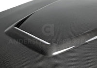 Thumbnail for Anderson Composites 15-17 Ford Mustang (Excl. GT350/GT350R) Double Sided Hood