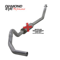 Thumbnail for Diamond Eye KIT 4in TB MFLR RPLCMENT PIPE SGL AL: 98.5 - 02 DODGE CUMMINS 5.9L