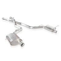 Thumbnail for Stainless Works 2018 Jeep TrackHawk 6.2L 3in Catback System X-Pipe Turbo S-Tube Muffler Stock Exit