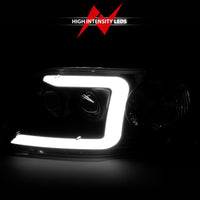 Thumbnail for ANZO 1997-2003 Ford F-150 Projector Headlights w/ Light Bar Chrome Housing