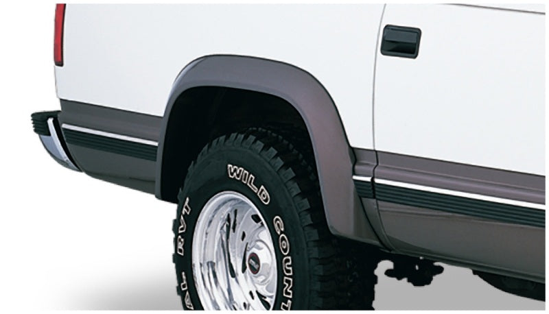 Bushwacker 88-99 Chevy C1500 Extend-A-Fender Style Flares 2pc Covers OEM Flare Holes - Black