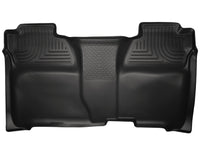 Thumbnail for Husky Liners 14 Chevrolet Silverado 1500/GMC Sierra 1500 WeatherBeater Black 2nd Seat Floor Liners