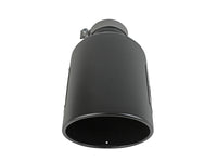 Thumbnail for aFe Power MACH Force-Xp 409 Stainless Steel Clamp-on Exhaust Tip Black
