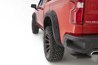 Thumbnail for Bushwacker 19-21 Chevrolet Silverado 1500 Pocket Style Flares 4pc - Black