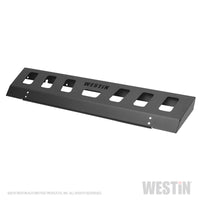 Thumbnail for Westin 18-19 Jeep Wrangler JL Front Bumper Skid Plate - Textured Black