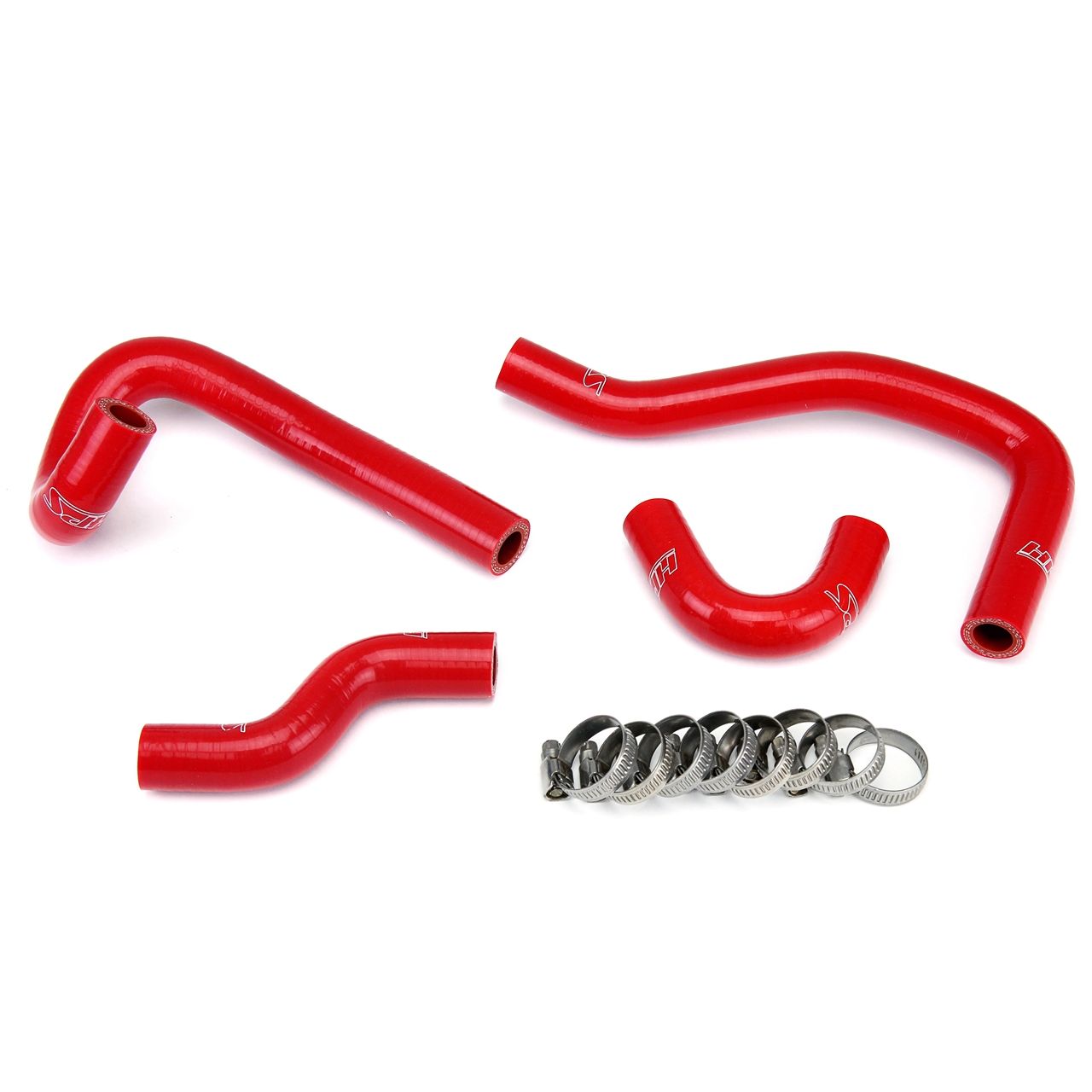HPS Red Reinforced Silicone Heater Hose Kit for Mazda 93-95 RX7 FD3S