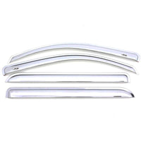 Thumbnail for AVS 07-16 GMC Acadia Ventvisor Outside Mount Front & Rear Window Deflectors 4pc - Chrome