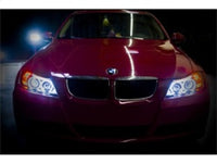 Thumbnail for Spyder BMW E90 3-Series 06-08 4DR Projector CCFL Halo - Eyebrow Bulb Blk- PRO-YD-BMWE9005-CCFL-BK
