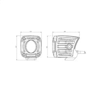 Thumbnail for Rigid Industries Revolve Pod w/Amber Trim Ring - Pair