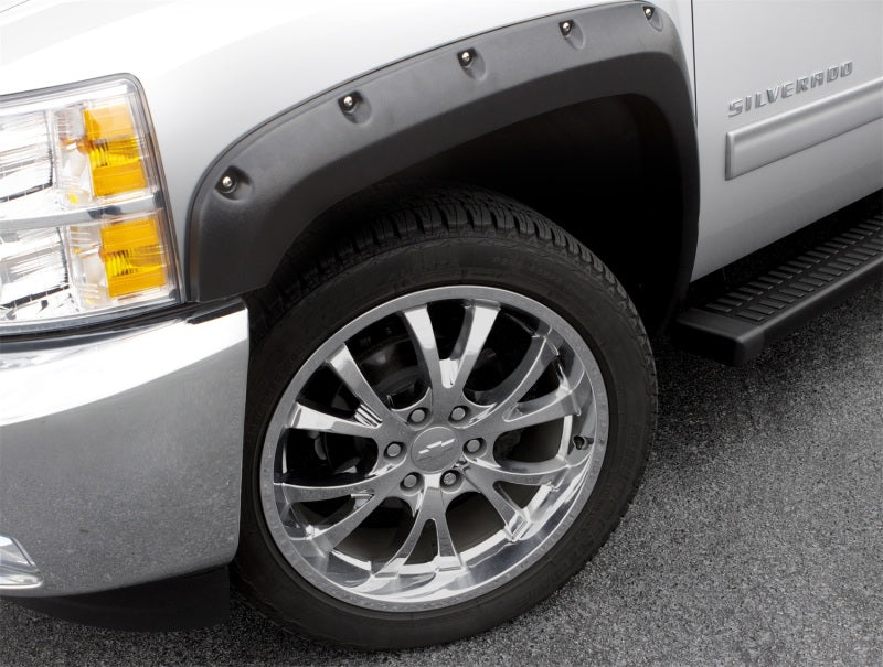Lund 15-17 GMC Canyon (5ft. Bed) RX-Rivet Style Textured Elite Series Fender Flares - Black (4 Pc.)