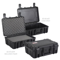 Thumbnail for Go Rhino XVenture Gear Hard Case - Medium 18in. / Lockable / IP67 / Automatic Air Valve - Tex. Black