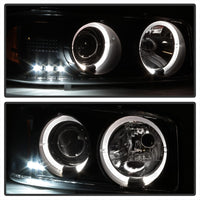 Thumbnail for Spyder GMC Sierra 1500/2500/3500 99-06 Projector Headlights LED Halo LED Black PRO-YD-CDE00-HL-BK