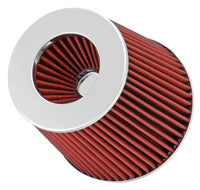 Thumbnail for Spectre Adjustable Conical Air Filter 5-1/2in. Tall (Fits 3in. / 3-1/2in. / 4in. Tubes) - Red