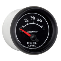 Thumbnail for AutoMeter Gauge Fuel Level 2-1/16in. 0 Ohm(e) to 90 Ohm(f) Elec Es