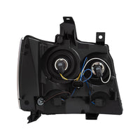 Thumbnail for ANZO 2007-2014 Chevrolet Tahoe/Suburban Crystal Headlights Black