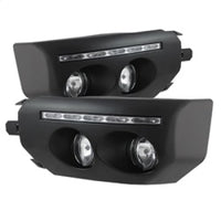 Thumbnail for Spyder Toyota FJ Cruiser 07-14 Fog Lights With LED Daytime Running Lights w/swch Blk FL-DRL-TFJ07-BK