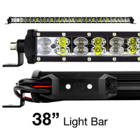 Thumbnail for XK Glow RGBW Light Bar High Power Offroad Work/Hunting Light w/ Bluetooth Controller 38In