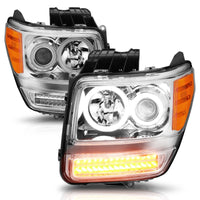 Thumbnail for ANZO 2007-2012 Dodge Nitro Projector Headlights w/ Halo Chrome (CCFL) G2