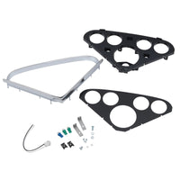 Thumbnail for Autometer 55-59 Chevy Trucks 5-Gauge Dash Panel (Fits one 3-3/8in Tach/Speedo four 2-1/16in Gauges)