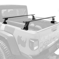 Thumbnail for Go Rhino 20-22 Jeep Gladiator JT/16-22 Toy. Tacoma/05-21 Nssn Frontier XRS Cross Bars Kit - Tex. Blk