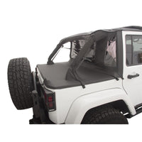 Thumbnail for Rampage 2007-2018 Jeep Wrangler(JK) Unlimited 4-Door Trailview Tonneau Top - Black Diamond